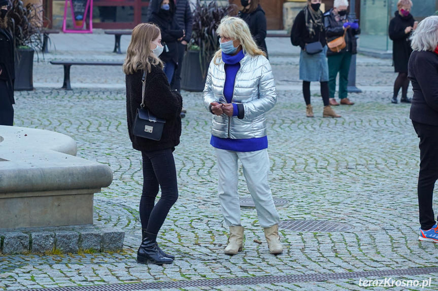 Protest kobiet w Krośnie