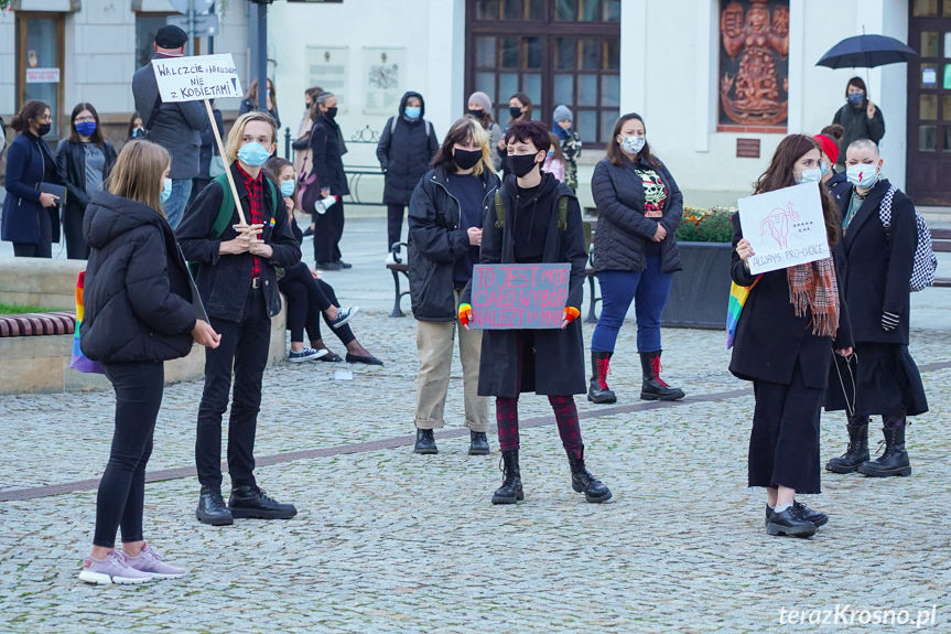 Protest kobiet w Krośnie