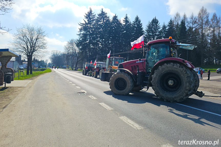 Protest rolników w Ustrobnej