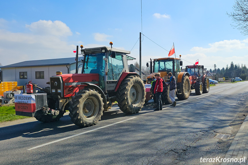 Protest rolników w Ustrobnej