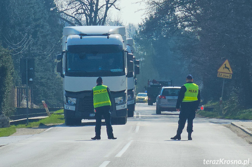 Protest rolników w Ustrobnej