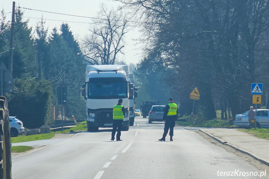 Protest rolników w Ustrobnej