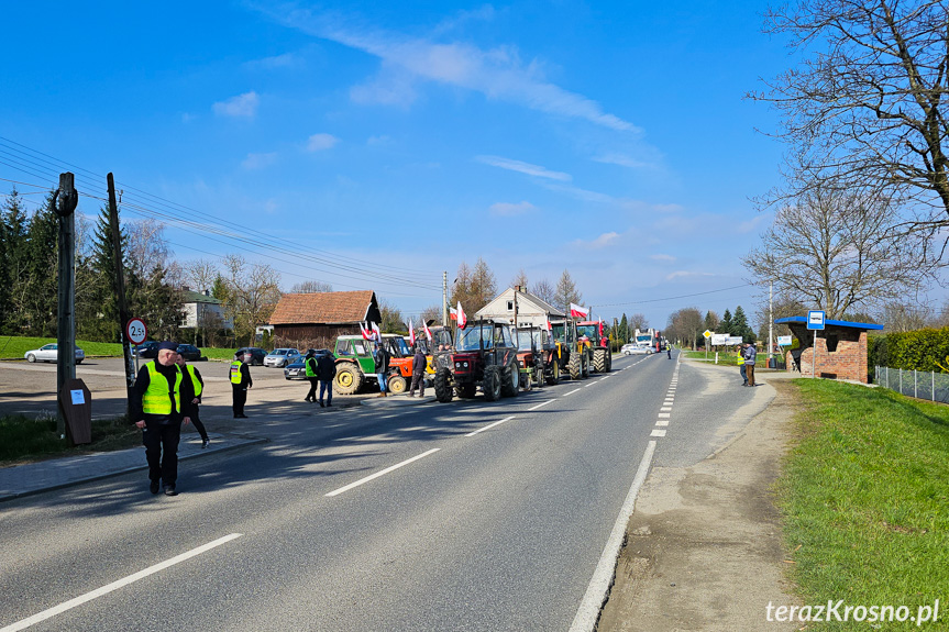 Protest rolników w Ustrobnej