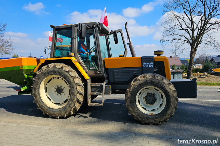 Protest rolników w Ustrobnej