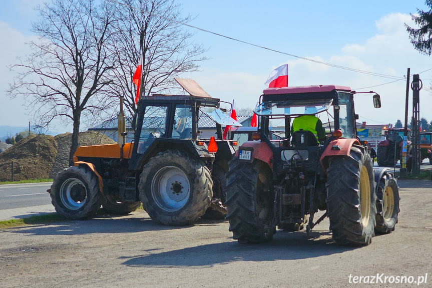 Protest rolników w Ustrobnej