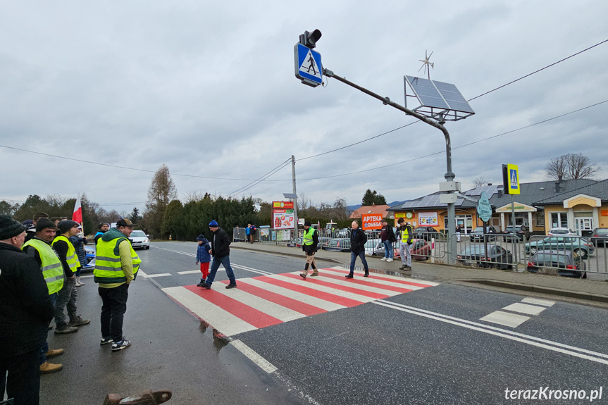 Protest rolników w Wojaszówce