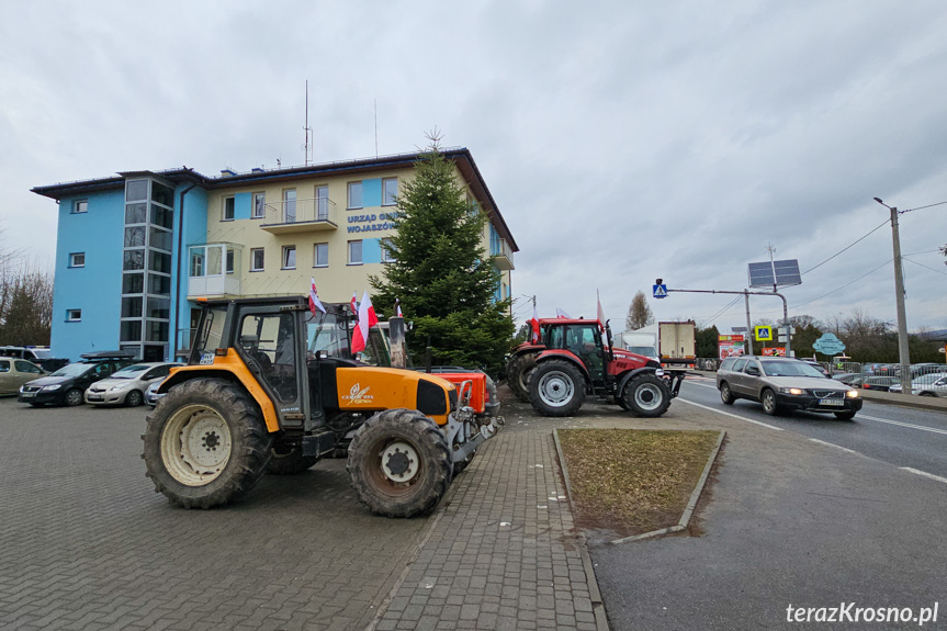 Protest rolników w Wojaszówce