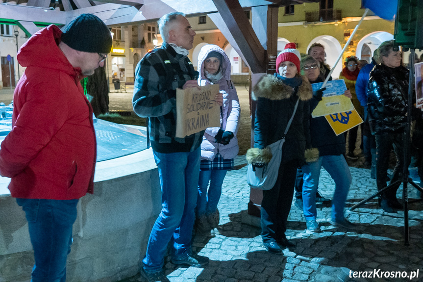 Protest Solidarni z Ukrainą