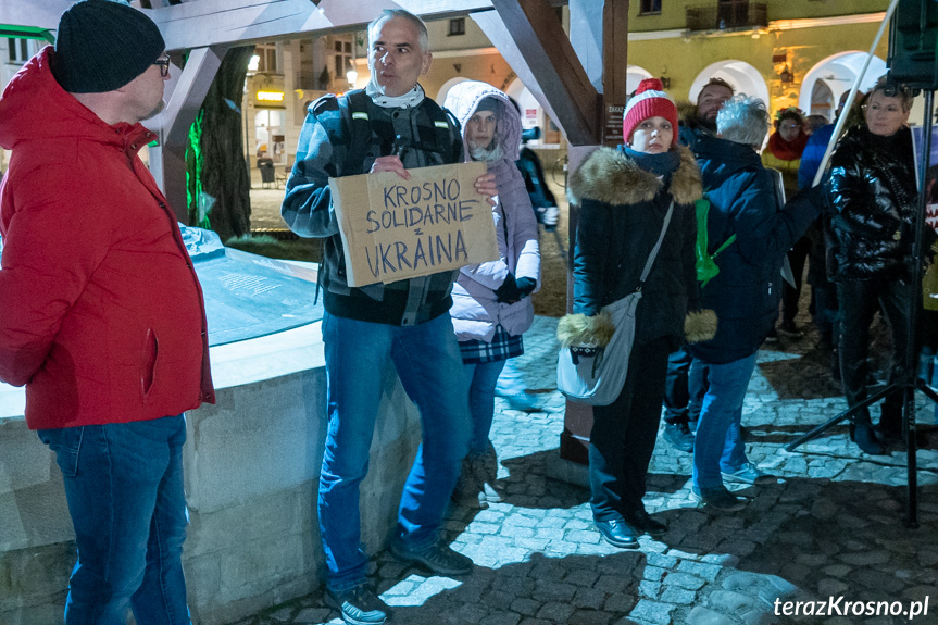 Protest Solidarni z Ukrainą