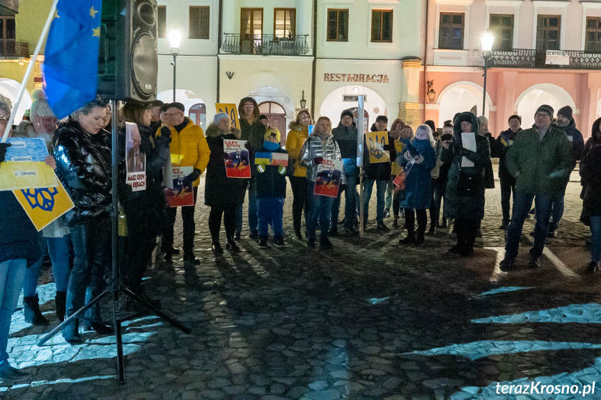 Protest Solidarni z Ukrainą