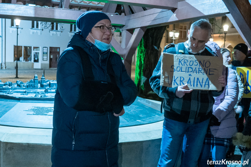 Protest Solidarni z Ukrainą