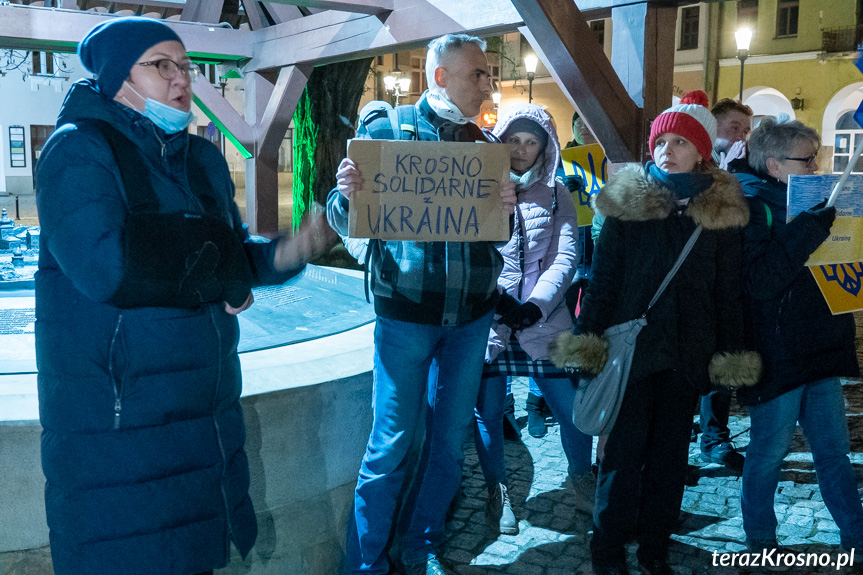 Protest Solidarni z Ukrainą