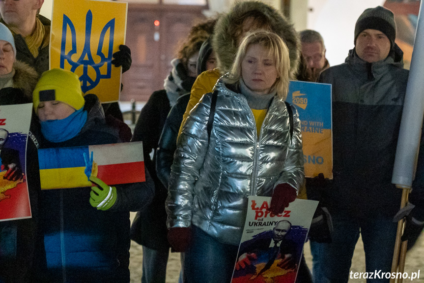 Protest Solidarni z Ukrainą