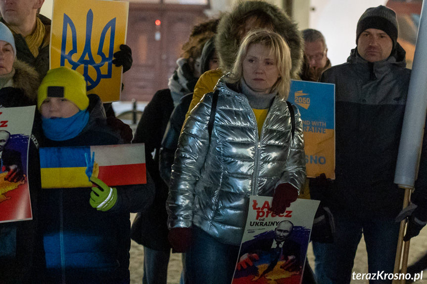 Protest Solidarni z Ukrainą