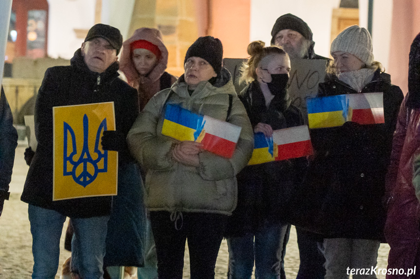 Protest Solidarni z Ukrainą