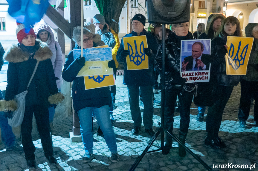 Protest Solidarni z Ukrainą