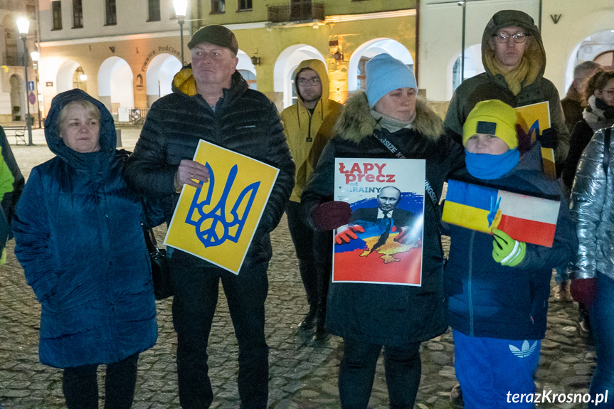 Protest Solidarni z Ukrainą