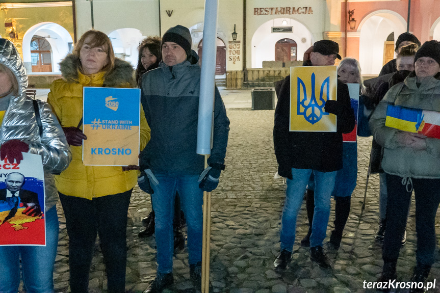 Protest Solidarni z Ukrainą