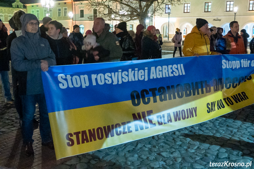 Protest Solidarni z Ukrainą