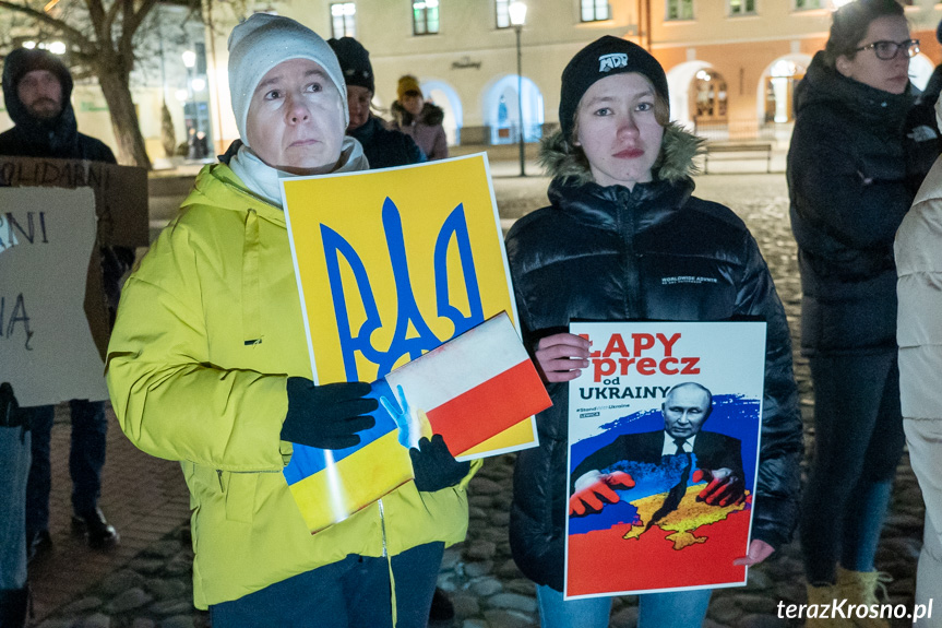 Protest Solidarni z Ukrainą