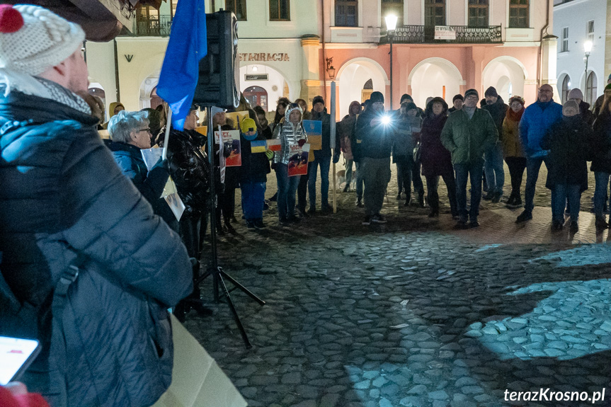 Protest Solidarni z Ukrainą