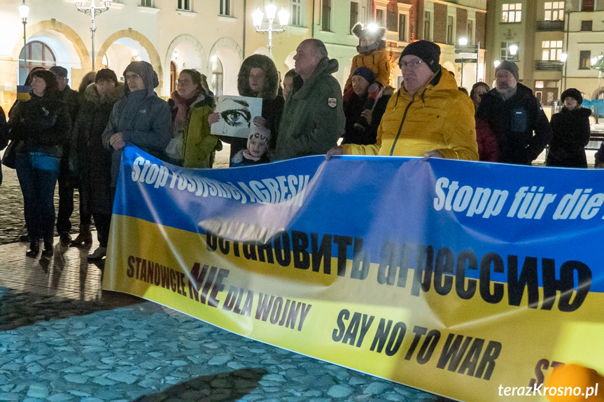 Protest Solidarni z Ukrainą