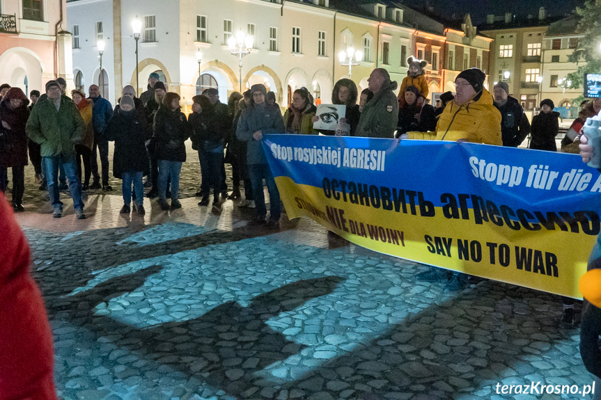 Protest Solidarni z Ukrainą