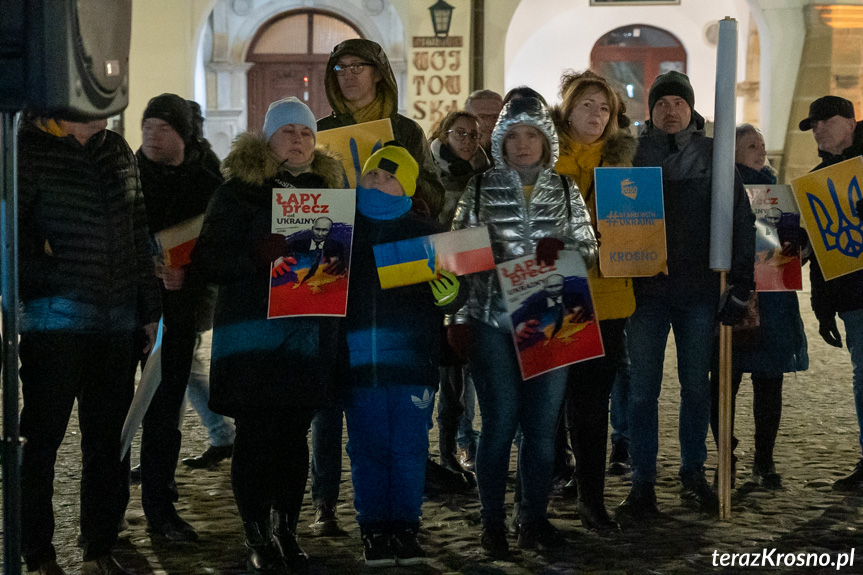 Protest Solidarni z Ukrainą