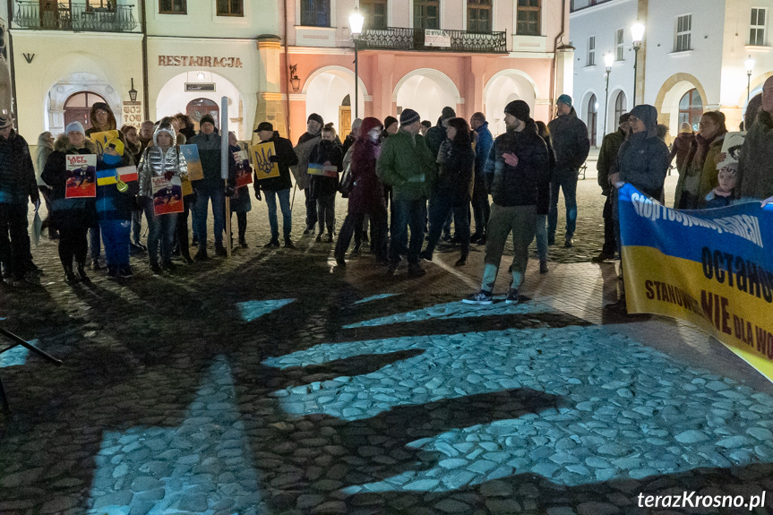 Protest Solidarni z Ukrainą