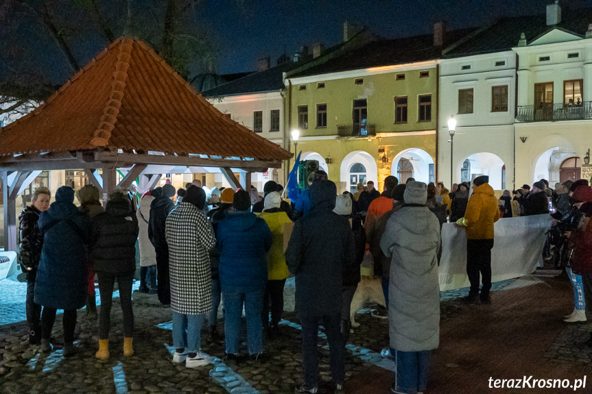 Protest Solidarni z Ukrainą