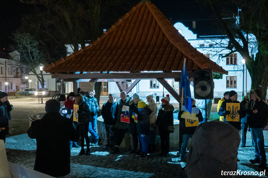 Protest Solidarni z Ukrainą