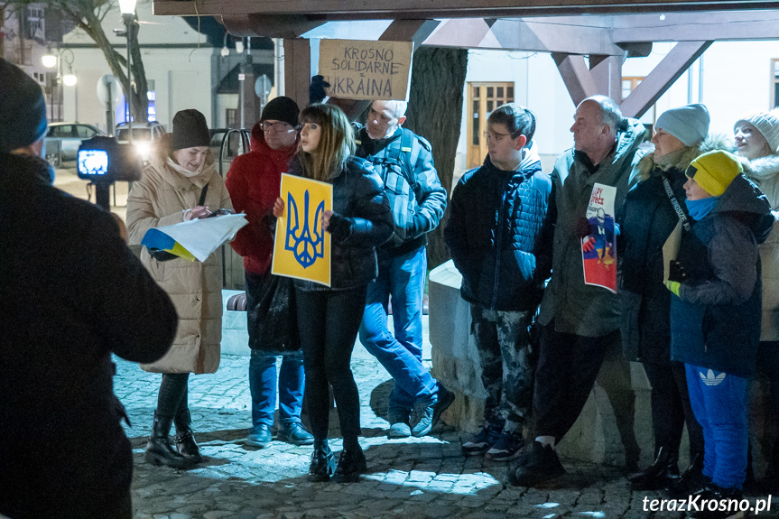 Protest Solidarni z Ukrainą