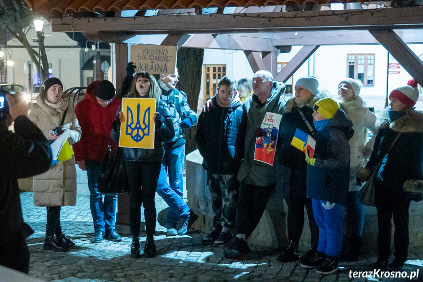 Protest Solidarni z Ukrainą