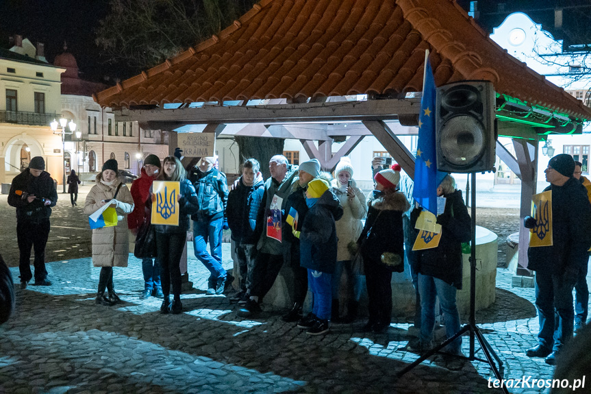 Protest Solidarni z Ukrainą