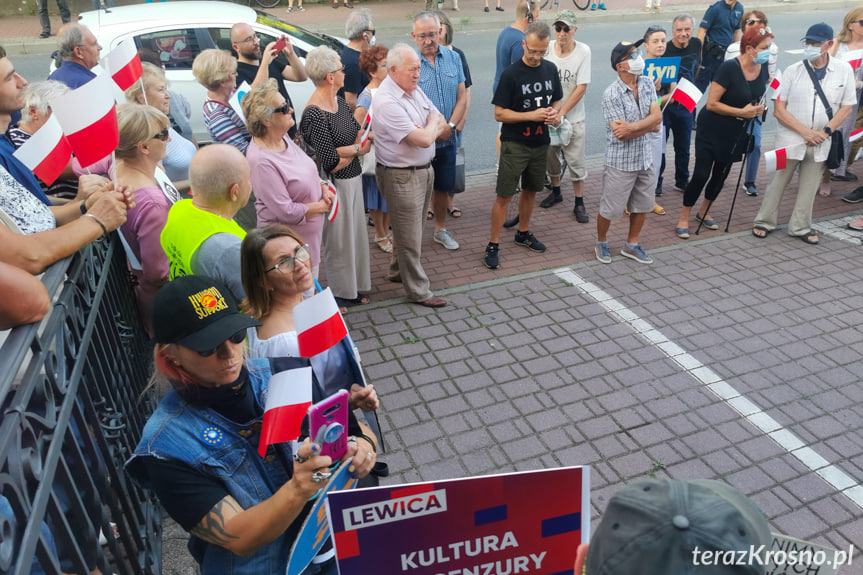 Protest w Krośnie