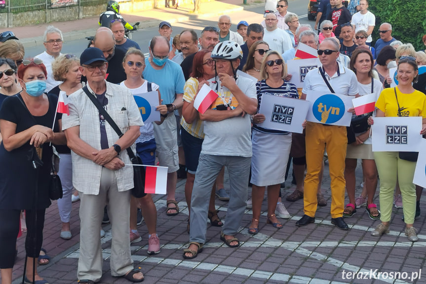 Protest w Krośnie