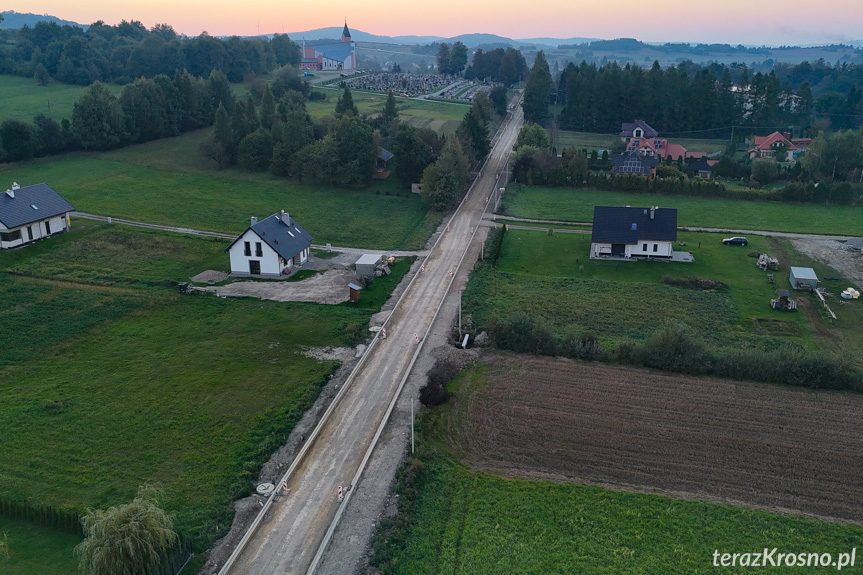 Przebudowa drogi Rogi - Iwonicz