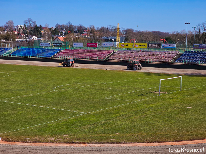 Przebudowa stadionu w Krośnie