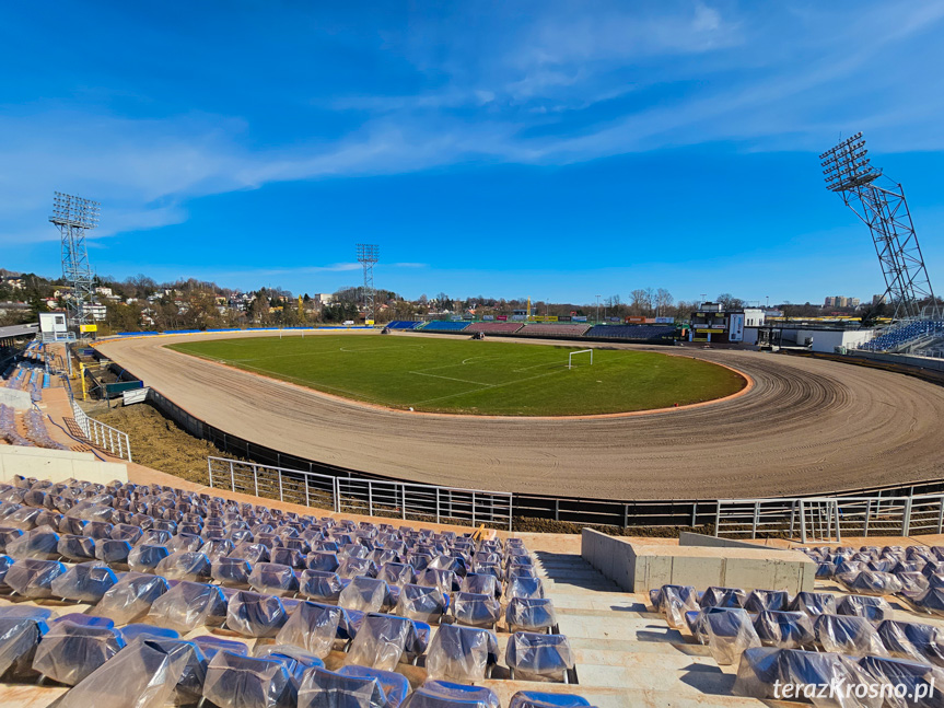 Przebudowa stadionu w Krośnie