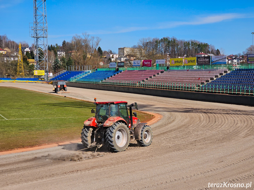 Przebudowa stadionu w Krośnie