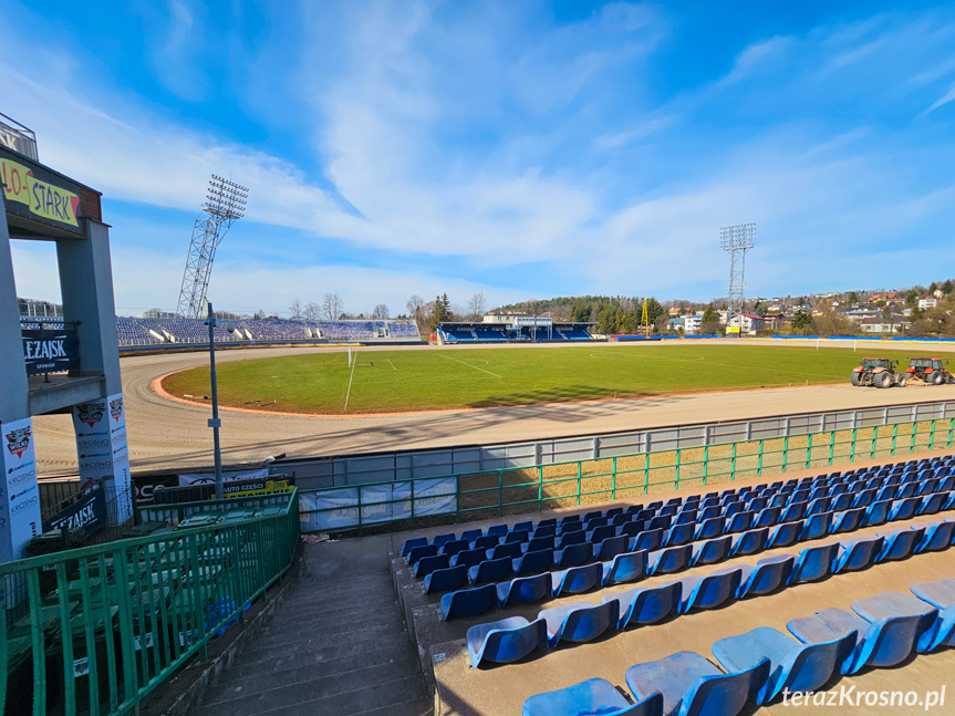 Przebudowa stadionu w Krośnie