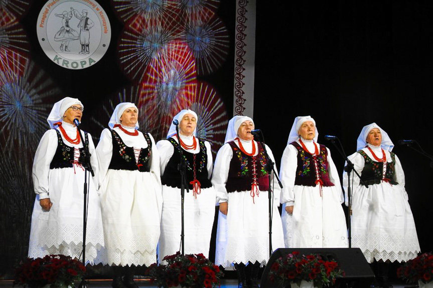 Przegląd pieśni i tańca KROPA w Korczynie