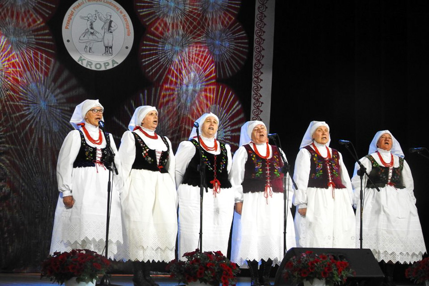 Przegląd pieśni i tańca KROPA w Korczynie