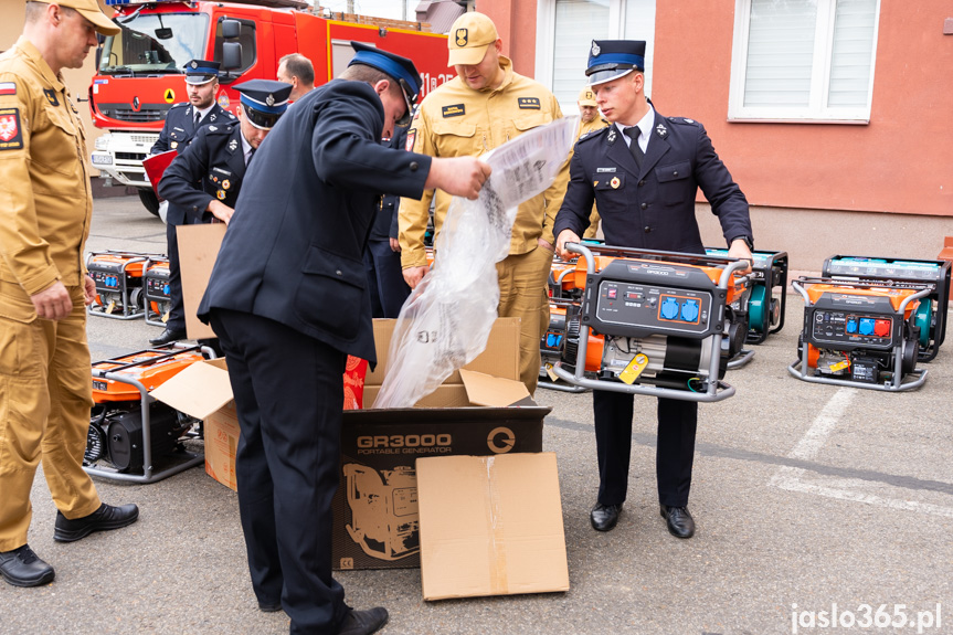 Przekazanie agregatów w Jaśle