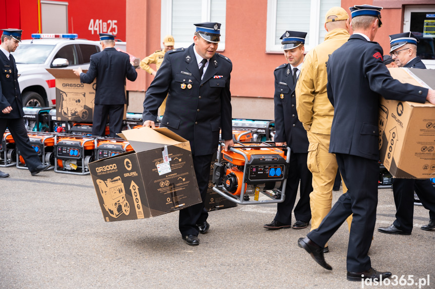 Przekazanie agregatów w Jaśle