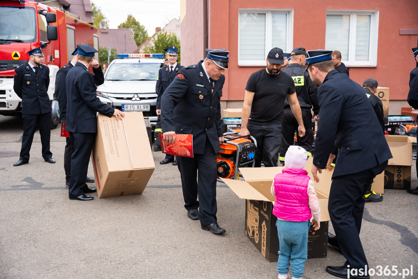 Przekazanie agregatów w Jaśle