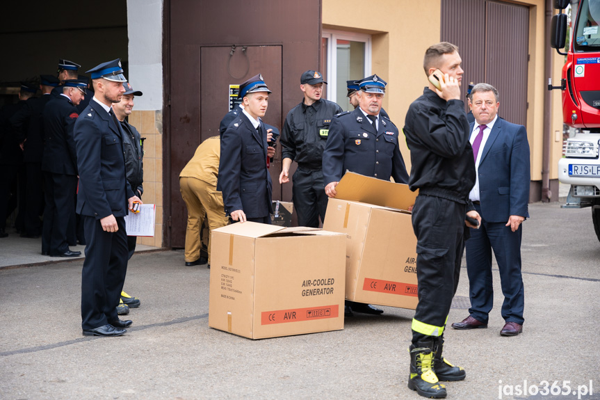 Przekazanie agregatów w Jaśle