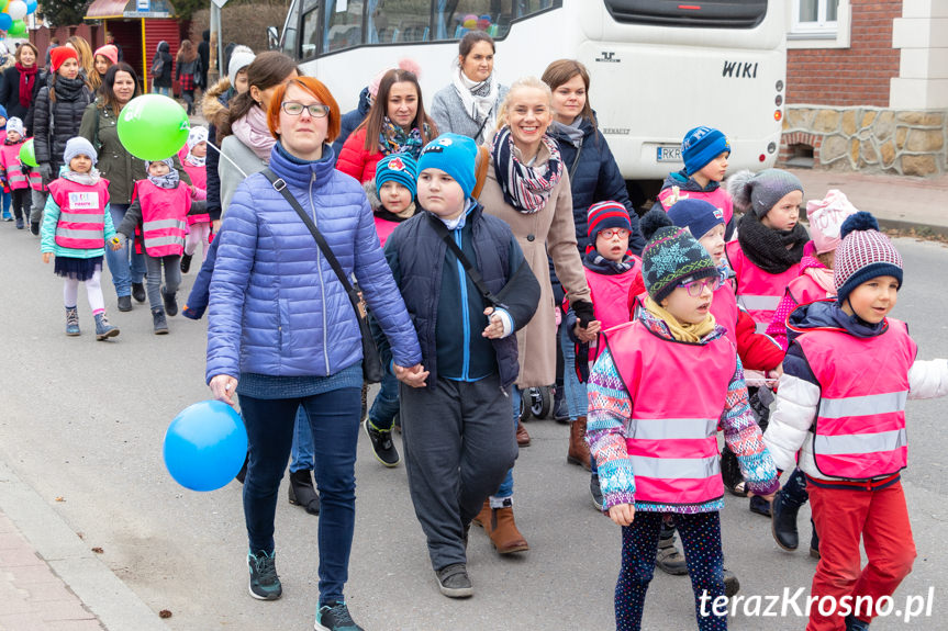 Przemarsz ulicami Krosna z okazji Światowego Dnia Zespołu Downa