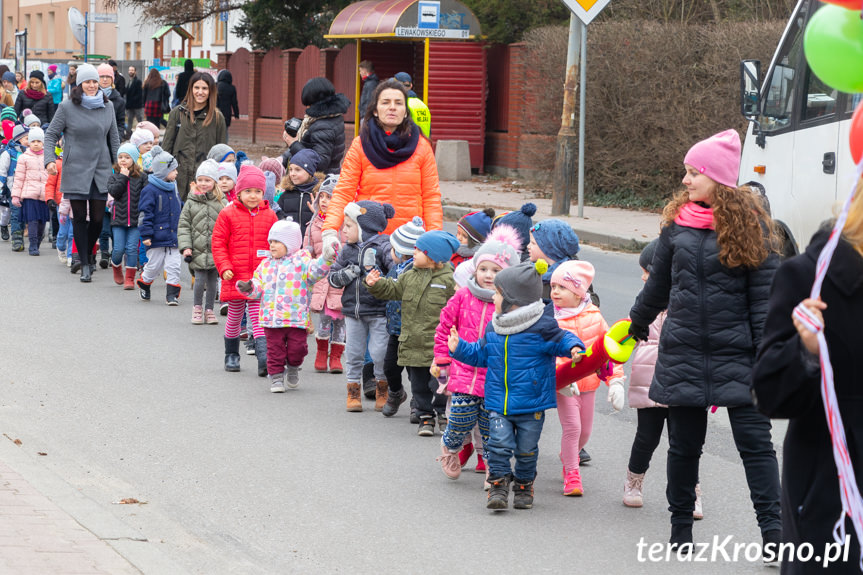 Przemarsz ulicami Krosna z okazji Światowego Dnia Zespołu Downa