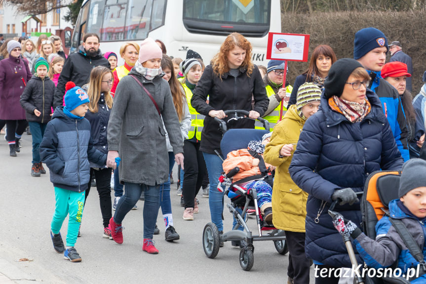 Przemarsz ulicami Krosna z okazji Światowego Dnia Zespołu Downa